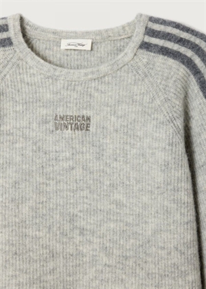 Vitow jumper Melange Light Grey American Vintage